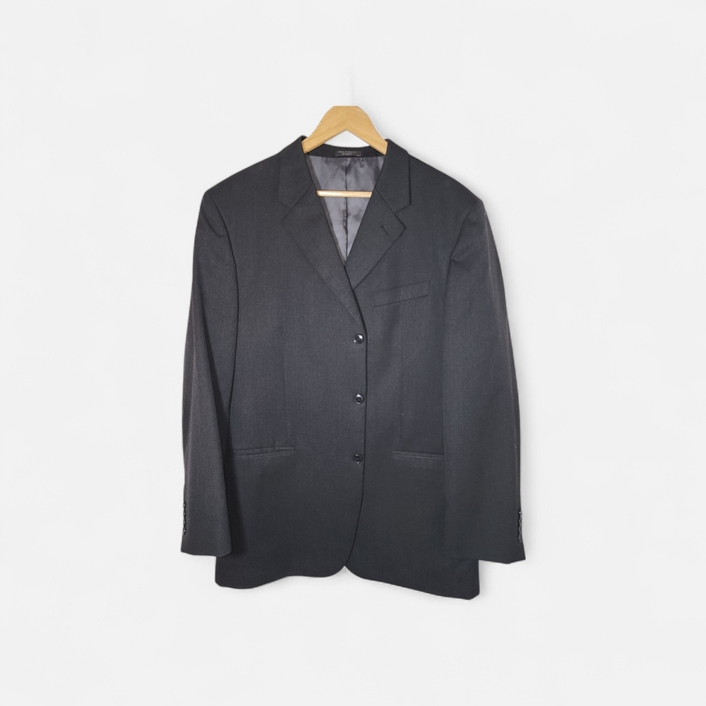 Jones of New York Men's Gray Suit Jacket - Tailored Blazer